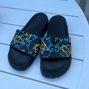 Gucci man slides 100% authentic